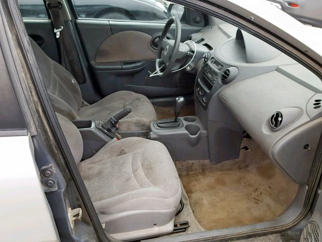 1G8AG52F25Z145956 - 2005 SATURN ION LEVEL SILVER photo 5