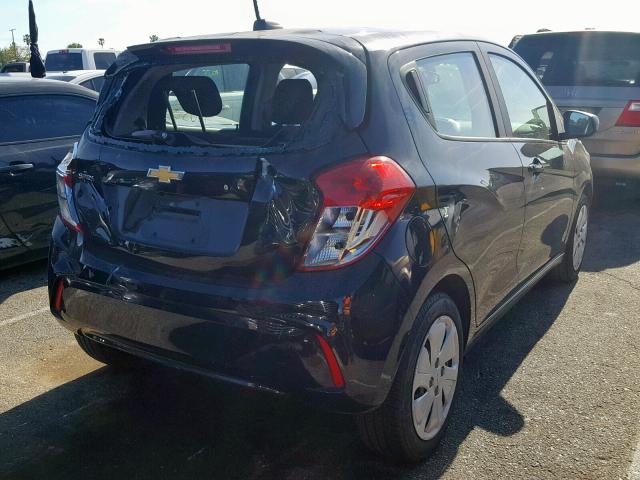 KL8CB6SA4HC829446 - 2017 CHEVROLET SPARK LS BLACK photo 4