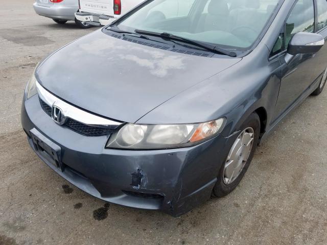 JHMFA36269S002708 - 2009 HONDA CIVIC HYBRID  photo 9