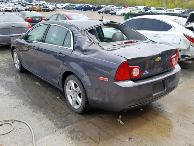 1G1ZB5E17BF265927 - 2011 CHEVROLET MALIBU LS GRAY photo 3