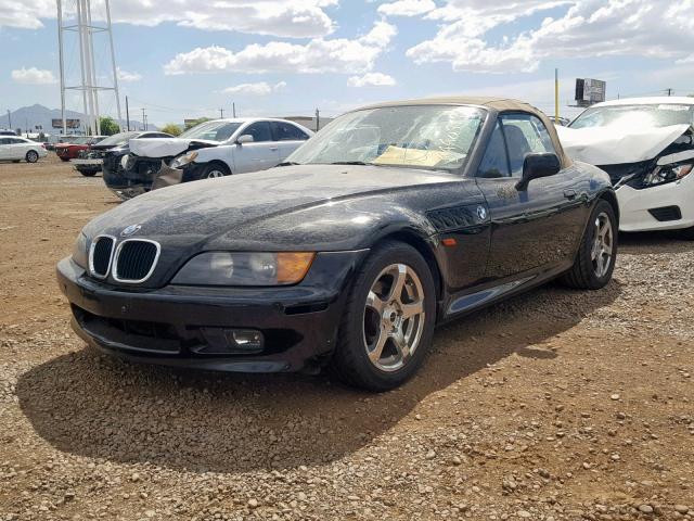 4USCH7326VLB77232 - 1997 BMW Z3 1.9 BLACK photo 2