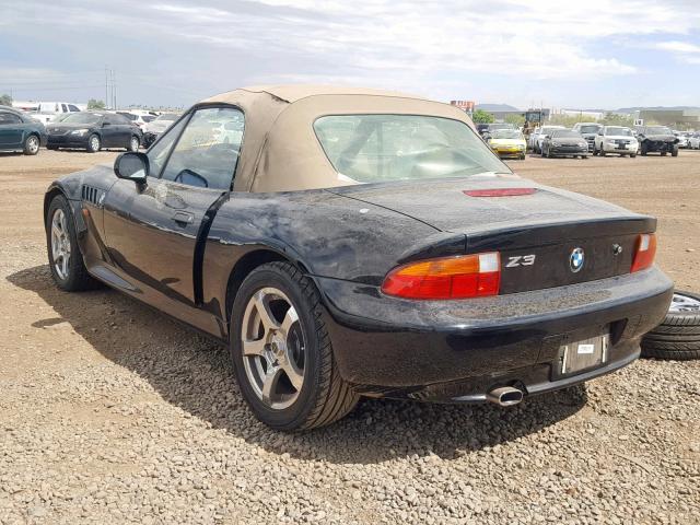 4USCH7326VLB77232 - 1997 BMW Z3 1.9 BLACK photo 3