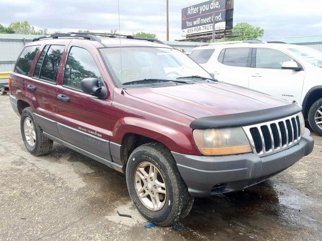 1J4GW48S62C116034 - 2002 JEEP GRAND CHER MAROON photo 1