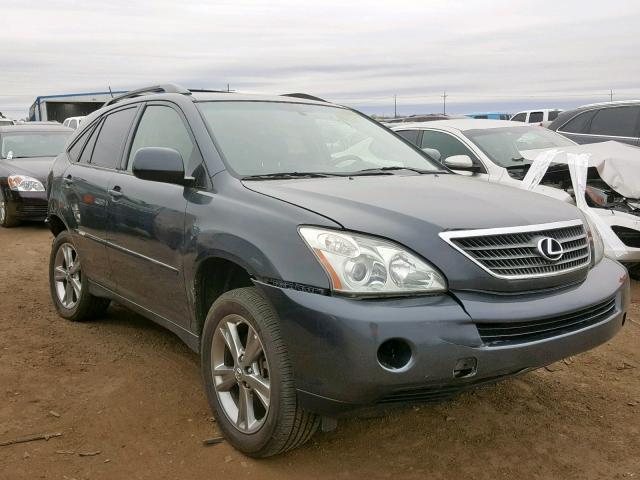 JTJHW31U772035506 - 2007 LEXUS RX 400H GRAY photo 1