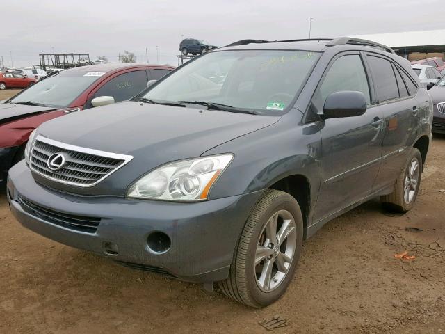 JTJHW31U772035506 - 2007 LEXUS RX 400H GRAY photo 2