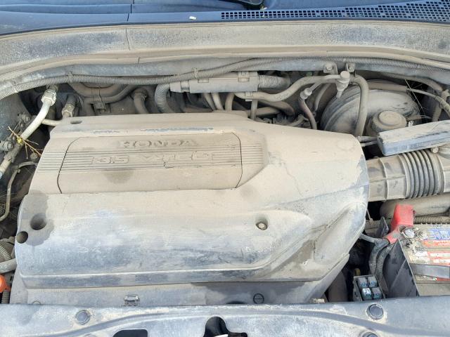 2HKYF18593H545581 - 2003 HONDA PILOT EXL GRAY photo 7