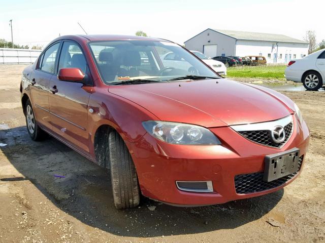 JM1BK32F681145572 - 2008 MAZDA 3 I RED photo 1