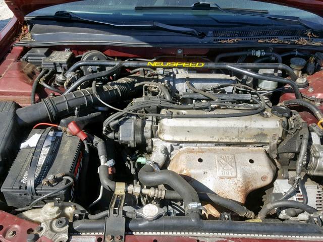 1HGCD5538RA061543 - 1994 HONDA ACCORD LX RED photo 7