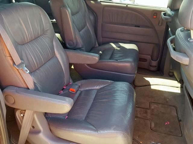 5FNRL38757B061339 - 2007 HONDA ODYSSEY EX BLUE photo 6