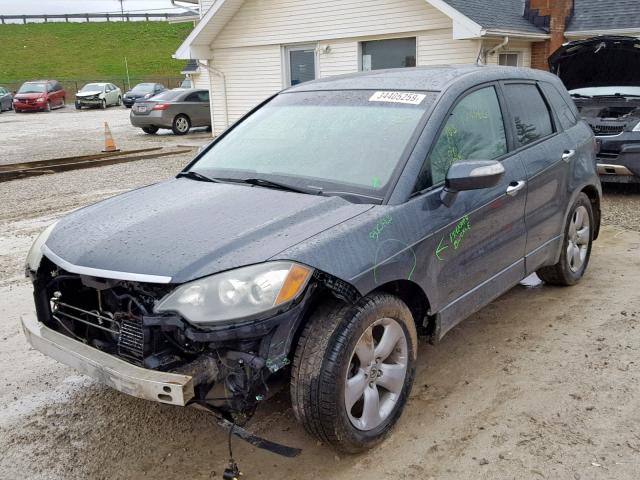 5J8TB18537A012842 - 2007 ACURA RDX TECHNO GRAY photo 2