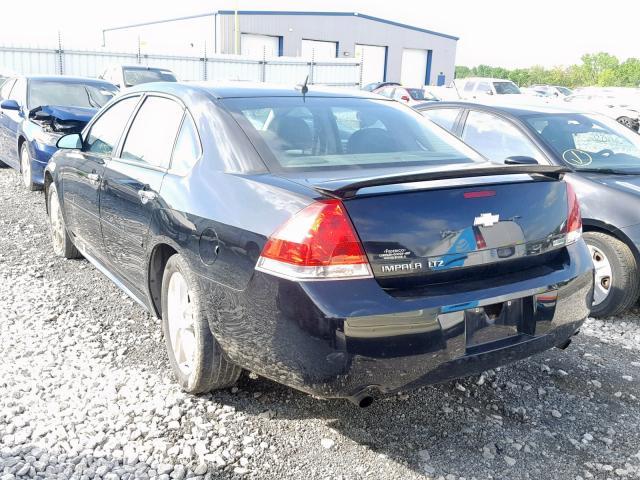 2G1WC5E35D1116198 - 2013 CHEVROLET IMPALA LTZ BLACK photo 3