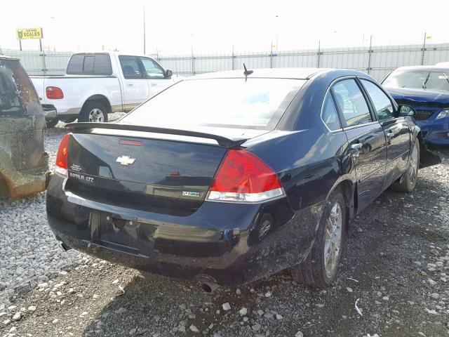 2G1WC5E35D1116198 - 2013 CHEVROLET IMPALA LTZ BLACK photo 4