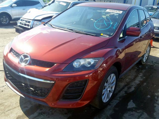 JM3ER2W52A0334999 - 2010 MAZDA CX-7 RED photo 2