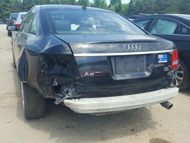 WAUDH74F28N101182 - 2008 AUDI A6 3.2 QUA BLACK photo 9