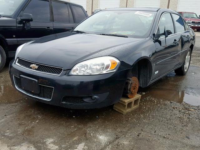 2G1WD58C389274622 - 2008 CHEVROLET IMPALA SUP შავი ფოტო 2