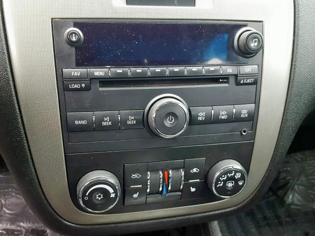 2G1WD58C389274622 - 2008 CHEVROLET IMPALA SUP შავი ფოტო 9