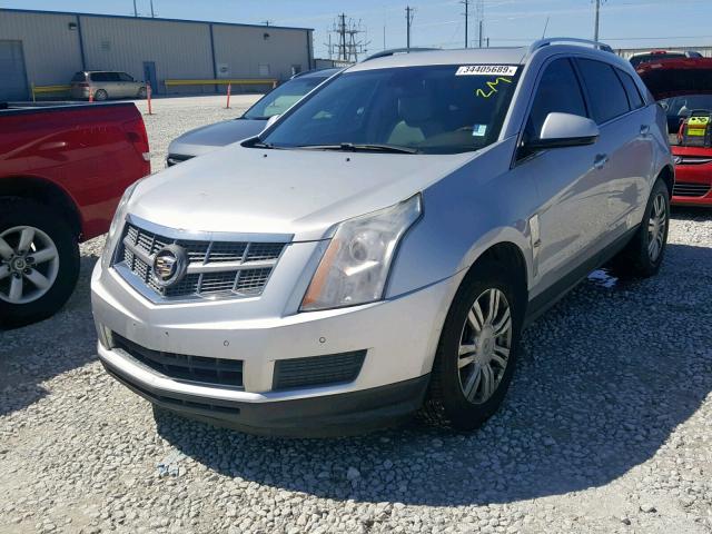 3GYFNDEY0BS650275 - 2011 CADILLAC SRX LUXURY SILVER photo 2