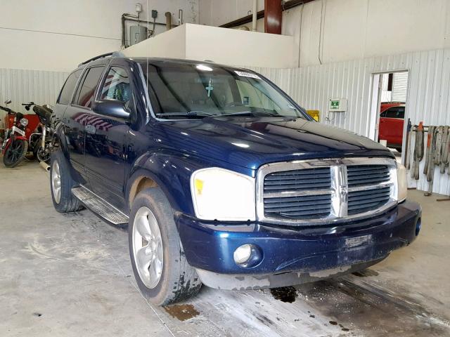 1D4HD48D84F137067 - 2004 DODGE DURANGO SL BLUE photo 1