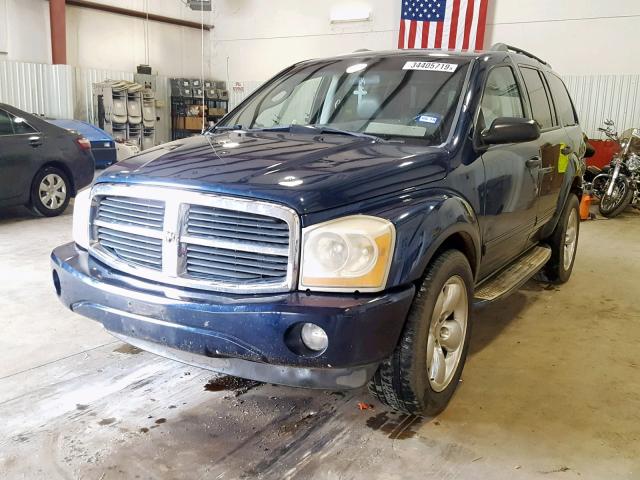 1D4HD48D84F137067 - 2004 DODGE DURANGO SL BLUE photo 2