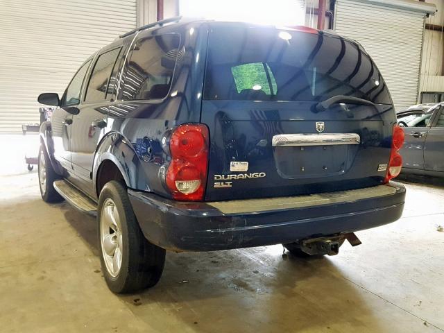 1D4HD48D84F137067 - 2004 DODGE DURANGO SL BLUE photo 3