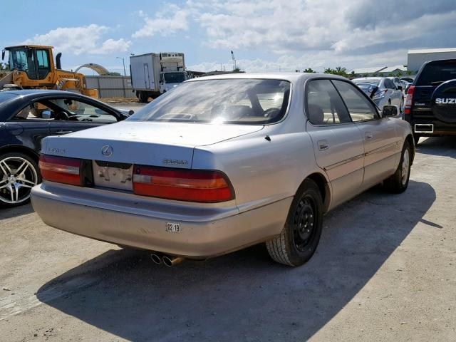 JT8BF12G3T0178303 - 1996 LEXUS ES 300 GOLD photo 4