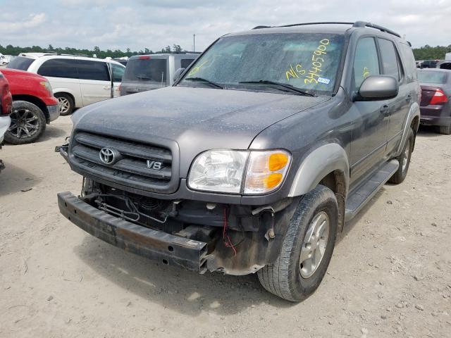 5TDZT34A43S204787 - 2003 TOYOTA SEQUOIA SR5  photo 2