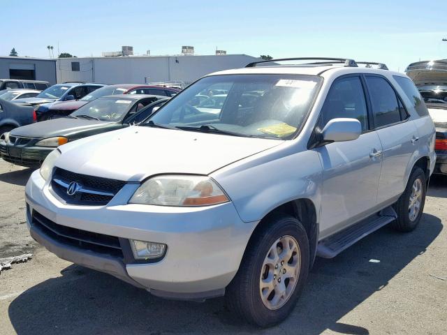 2HNYD18821H532400 - 2001 ACURA MDX TOURIN SILVER photo 2