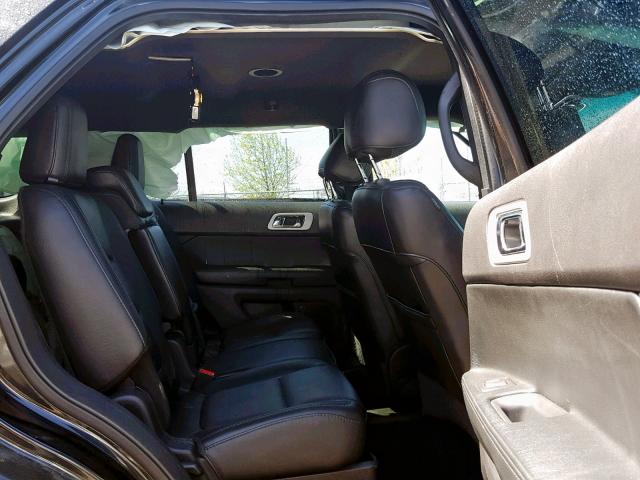 1FM5K8F88FGA03994 - 2015 FORD EXPLORER L BLACK photo 6