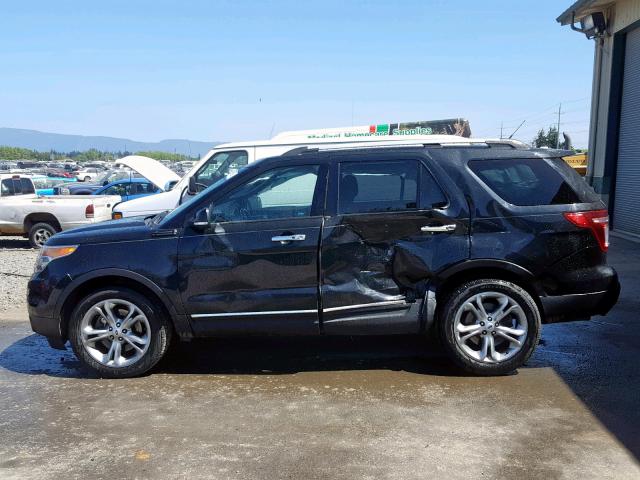 1FM5K8F88FGA03994 - 2015 FORD EXPLORER L BLACK photo 9