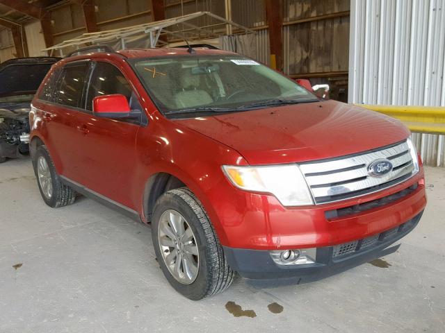 2FMDK3JC2ABA80645 - 2010 FORD EDGE SEL MAROON photo 1