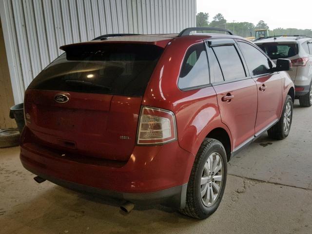 2FMDK3JC2ABA80645 - 2010 FORD EDGE SEL MAROON photo 4