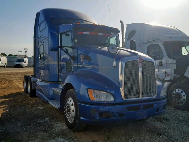 1XKAD49X5DJ318412 - 2013 KENWORTH CONSTRUCTI BLUE photo 1