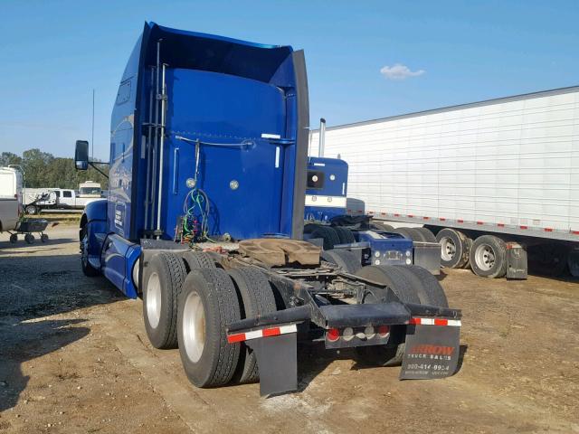 1XKAD49X5DJ318412 - 2013 KENWORTH CONSTRUCTI BLUE photo 3