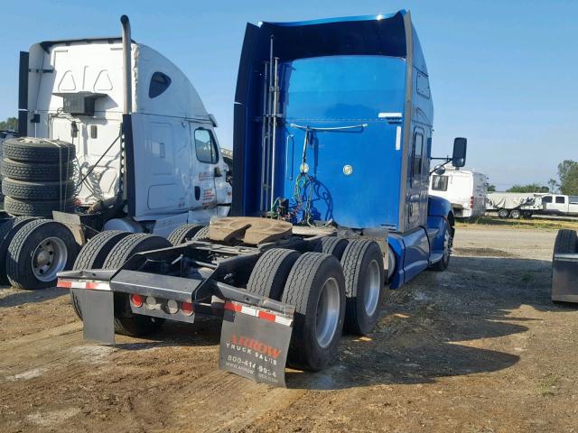 1XKAD49X5DJ318412 - 2013 KENWORTH CONSTRUCTI BLUE photo 4