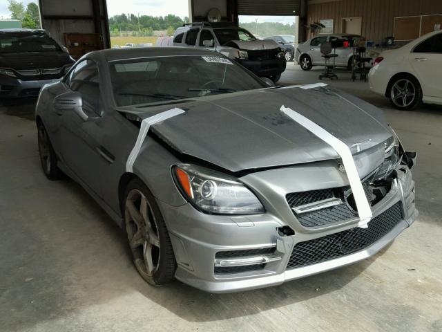 WDDPK5HA7CF021714 - 2012 MERCEDES-BENZ SLK 350 SILVER photo 1