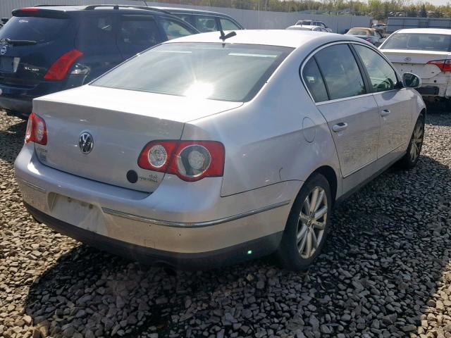 WVWFU93C06P148299 - 2006 VOLKSWAGEN PASSAT 3.6 SILVER photo 4