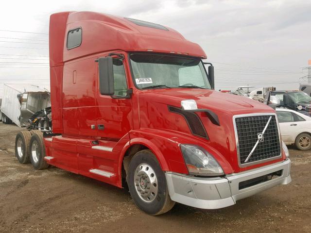 4V4NC9TG78N496850 - 2008 VOLVO VN VNL RED photo 1