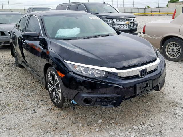 2HGFC1F7XGH660162 - 2016 HONDA CIVIC EXL BLACK photo 1