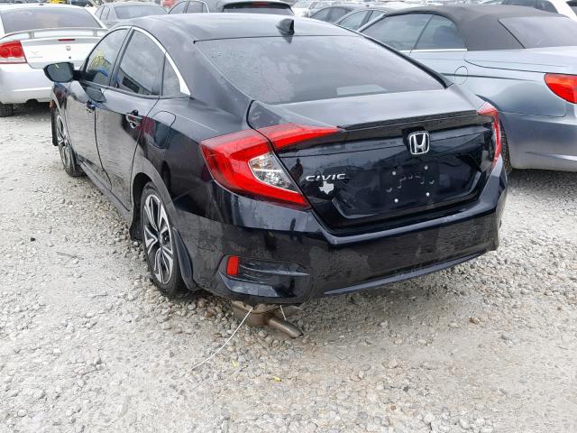 2HGFC1F7XGH660162 - 2016 HONDA CIVIC EXL BLACK photo 3