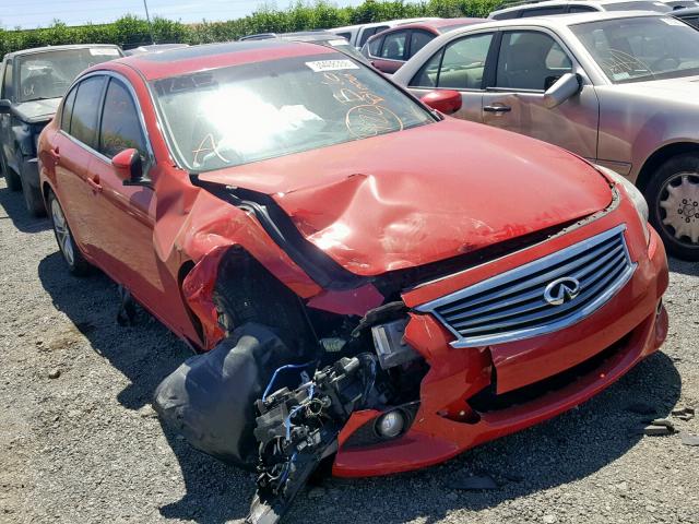 JN1CV6AP7CM623290 - 2012 INFINITI G37 BASE RED photo 1