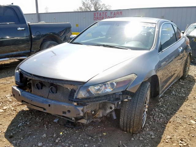 1HGCS22819A004752 - 2009 HONDA ACCORD EXL GRAY photo 2