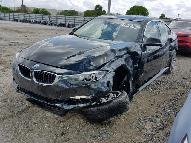 WBA4J1C59KBM16757 - 2019 BMW 430I GRAN BLACK photo 2