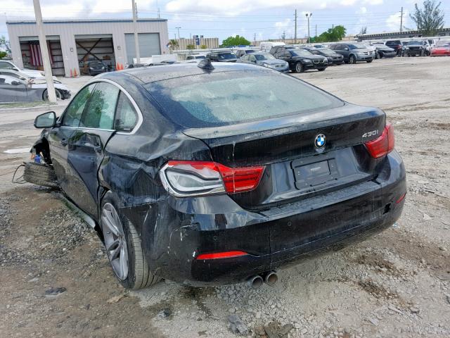 WBA4J1C59KBM16757 - 2019 BMW 430I GRAN BLACK photo 3