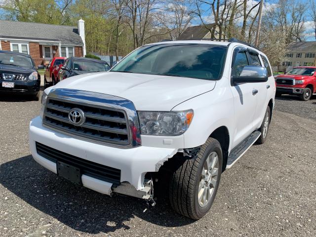 5TDJY5G11ES094452 - 2014 TOYOTA SEQUOIA LI WHITE photo 1