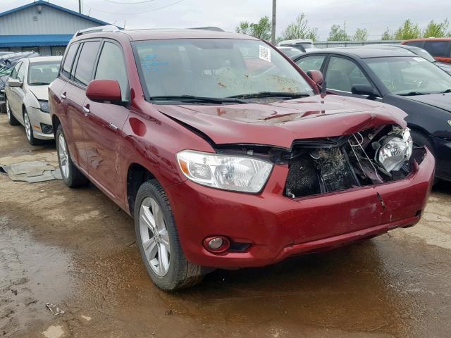 JTEES42A682054217 - 2008 TOYOTA HIGHLANDER MAROON photo 1