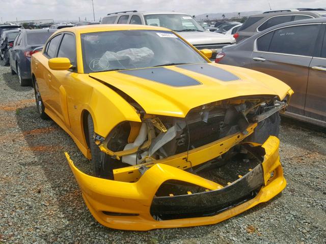 2C3CDXGJ6CH232390 - 2012 DODGE CHARGER SU YELLOW photo 1