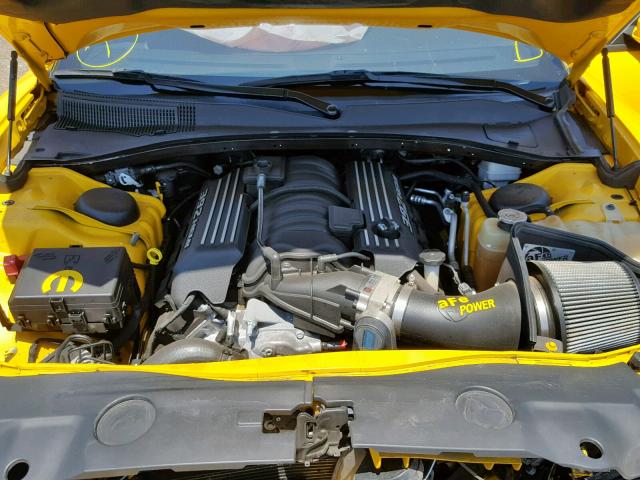 2C3CDXGJ6CH232390 - 2012 DODGE CHARGER SU YELLOW photo 7