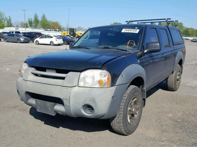 1N6ED27Y83C445930 - 2003 NISSAN FRONTIER C BLACK photo 2