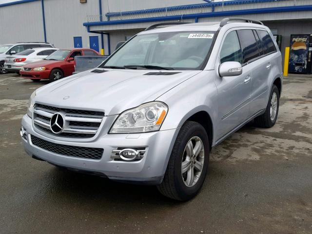 4JGBF71EX7A218148 - 2007 MERCEDES-BENZ GL 450 4MA SILVER photo 2