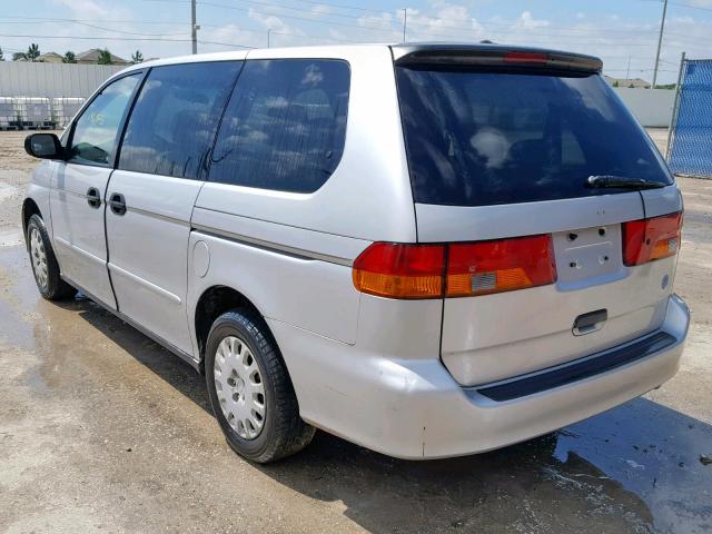 5FNRL18564B111583 - 2004 HONDA ODYSSEY LX SILVER photo 3